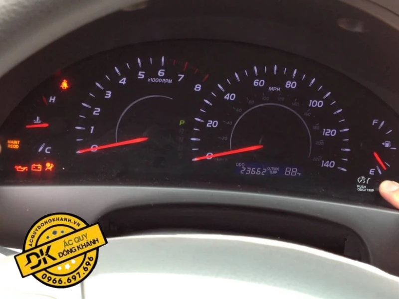 Các lỗi thường gặp khác trên xe Camry
