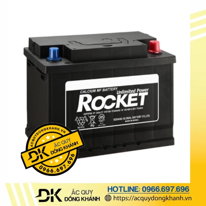 Ắc Quy ROCKET SMF 56219 12V 62AH