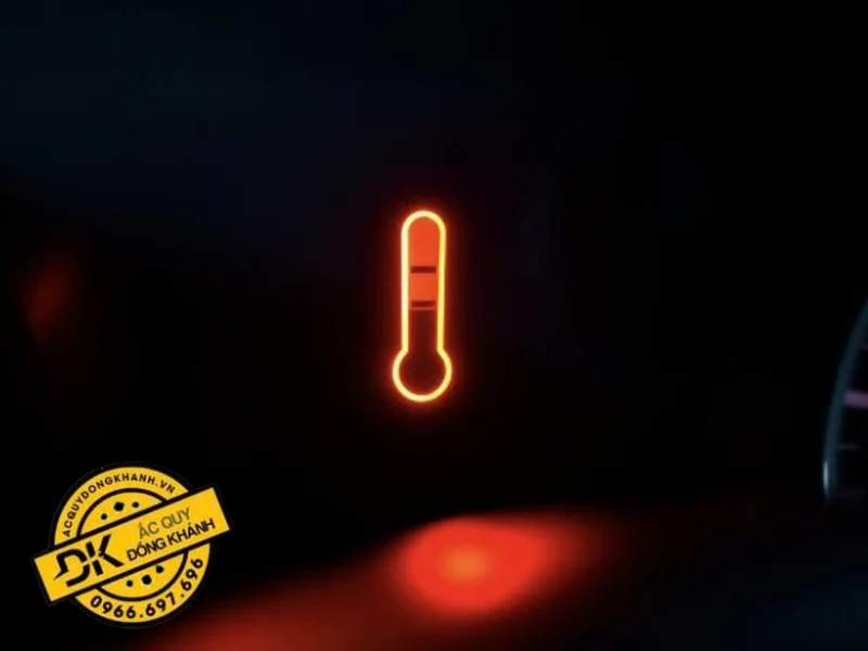 Các bước xử lý khẩn cấp khi đèn báo nhiệt độ nước làm mát sáng đỏ