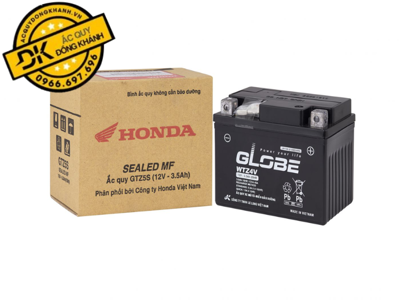ắc quy globe cho xe máy
