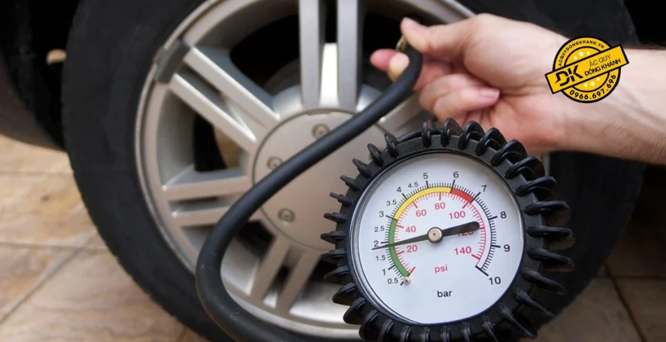 Thường xuyên kiểm tra áp suất của lốp