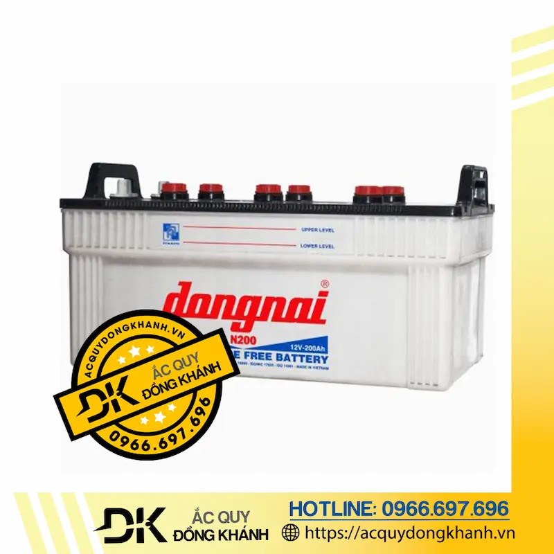 Bình Ắc Quy Đồng Nai 200Ah 12V - N200 