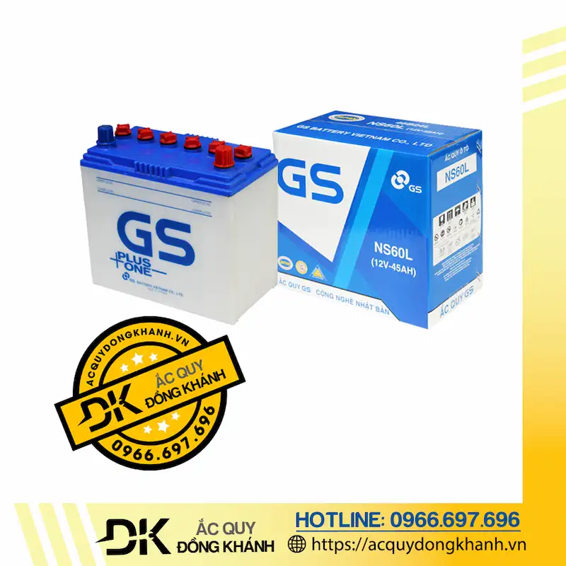 Ắc Quy GS NS60L 12V - 45Ah
