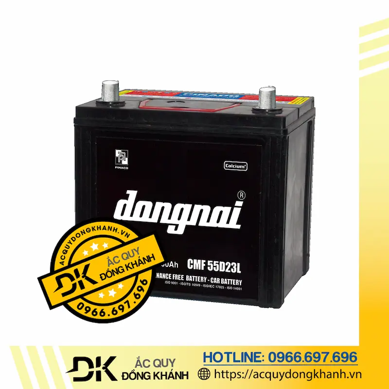 Ắc Quy Đồng Nai 60Ah 12V  - CMF 55D23L