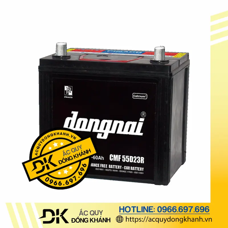 Ắc quy Đồng Nai CMF 55D23R 12V - 60AH