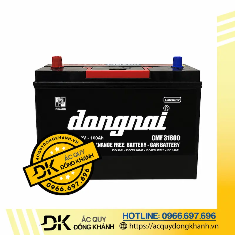 Ắc Quy Đồng Nai CMF 31800 12V - 100AH