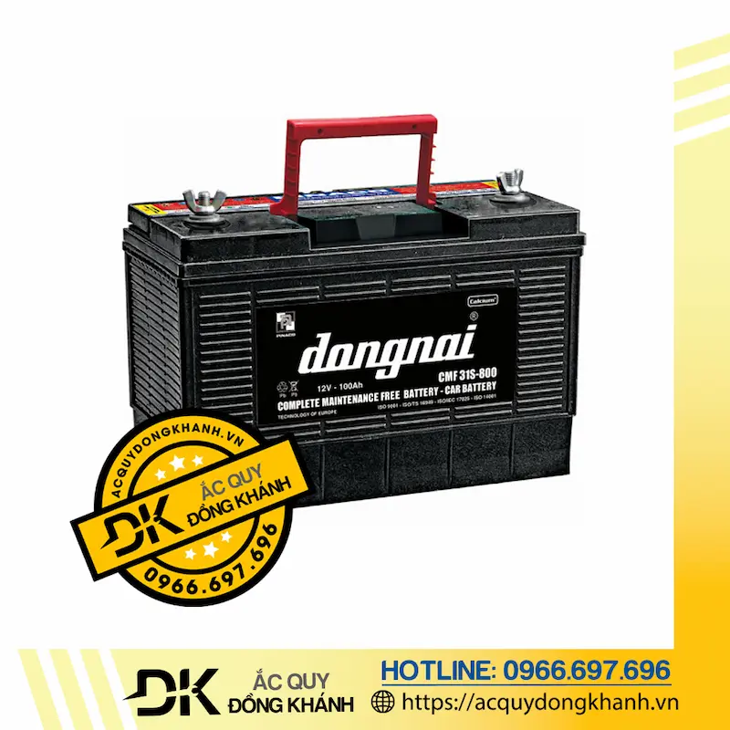 Ắc Quy Đồng Nai CMF-31S800 12V - 100AH