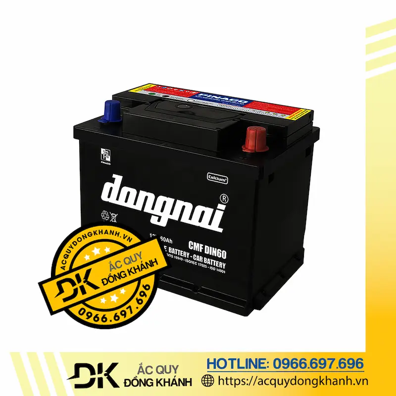 Ắc Quy Đồng Nai CMF DIN60 12V - 60AH