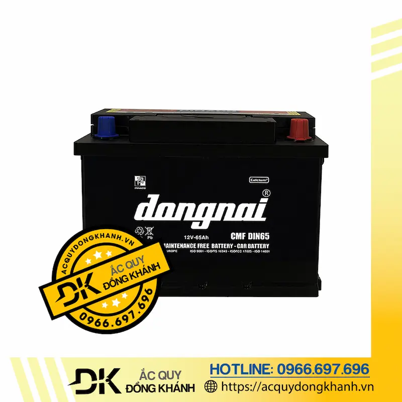 Ắc Quy Đồng Nai CMF DIN65 12V - 65AH