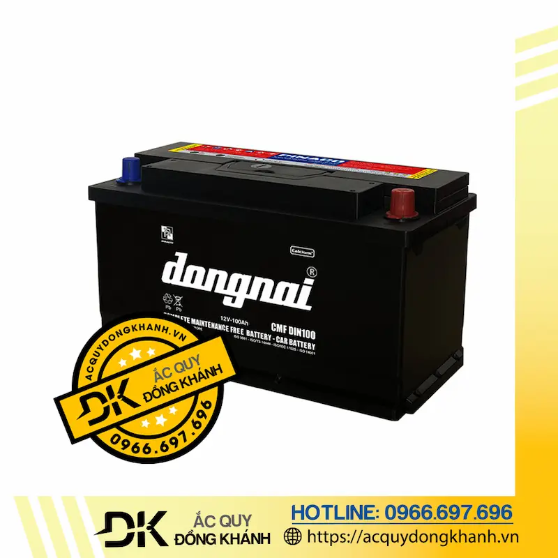 Ắc quy Đồng Nai CMF DIN100 12V - 100AH