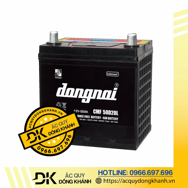 Ắc Quy Đồng Nai CMF 50D20L 12V - 50AH