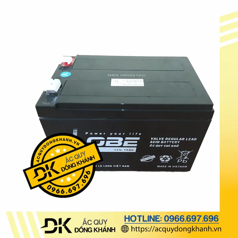 Ắc quy GLOBE WP15 - 12SE 12V - 15AH