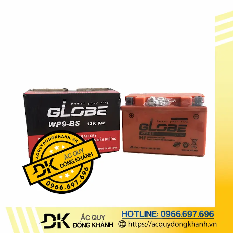 Ắc Quy GLOBE WP9-BS 12V - 9Ah