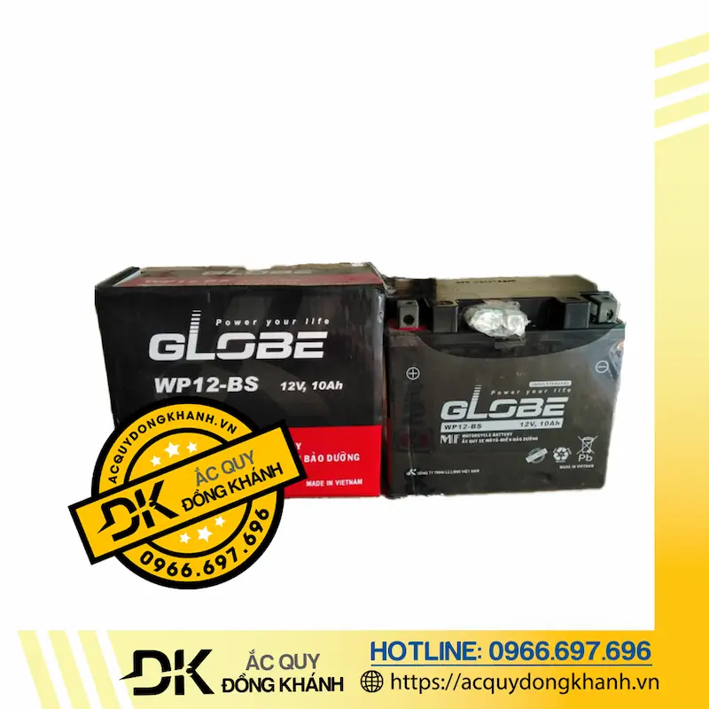 Ắc Quy GLOBE WP12-BS 12V - 10Ah 