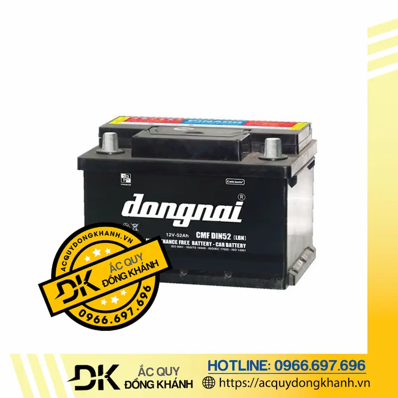 Ắc Quy Đồng Nai CMF DIN52 12V - 52AH