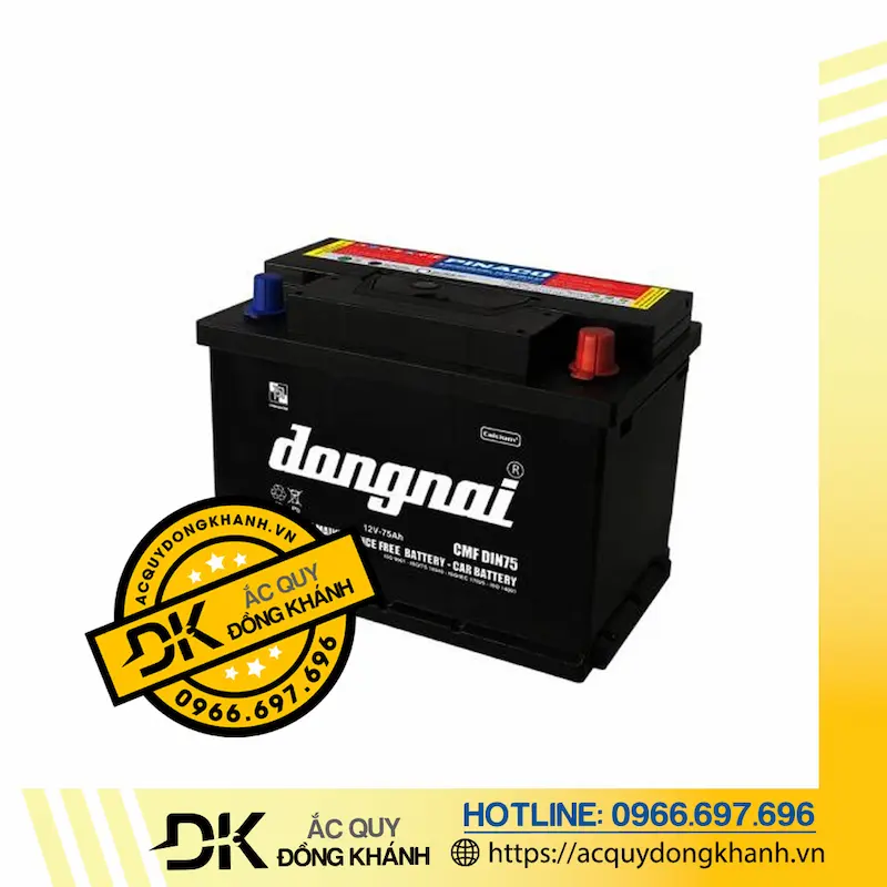 Ắc Quy Đồng Nai CMF DIN75 12V - 75AH