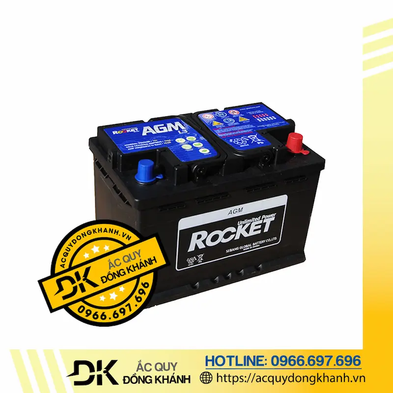 Ắc Quy Rocket AGM L3 12V - 70AH