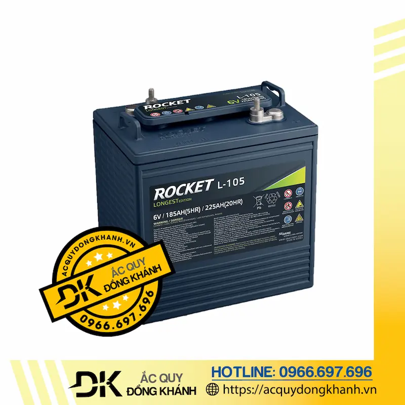 Ắc Quy ROCKET L-105 6V - 225AH