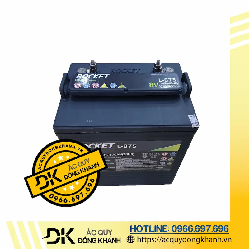 Ắc Quy ROCKET L-875 8V - 170AH