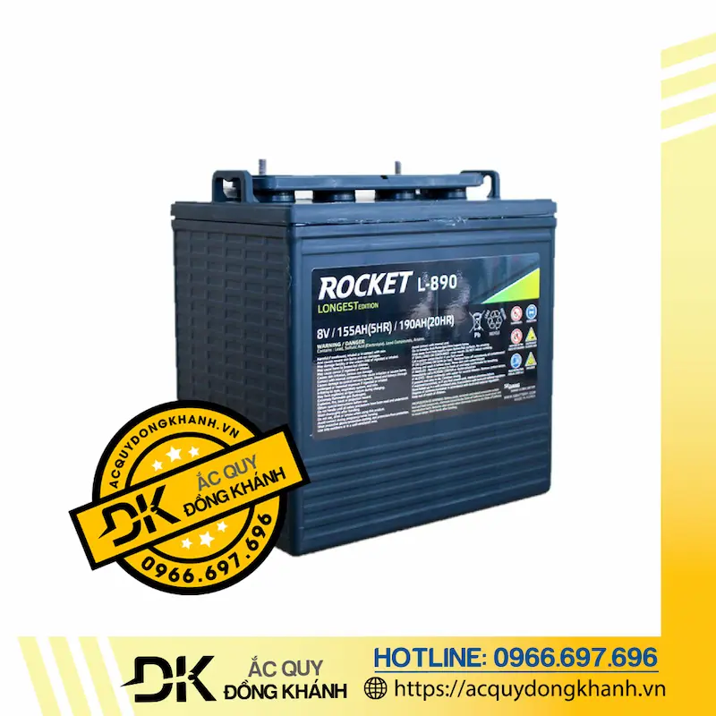 Ắc Quy ROCKET L-890 8V - 190AH