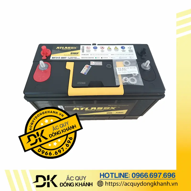 Ắc Quy Atlas MF31S800 12V - 100AH
