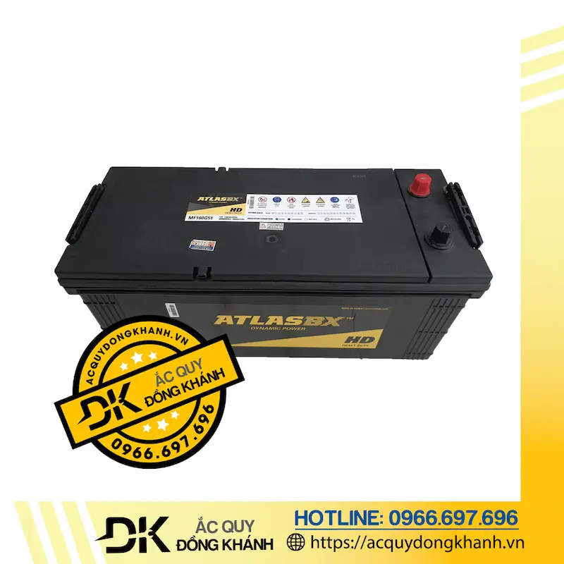 Bình Ắc Quy Atlas 150Ah 12V - MF160G51