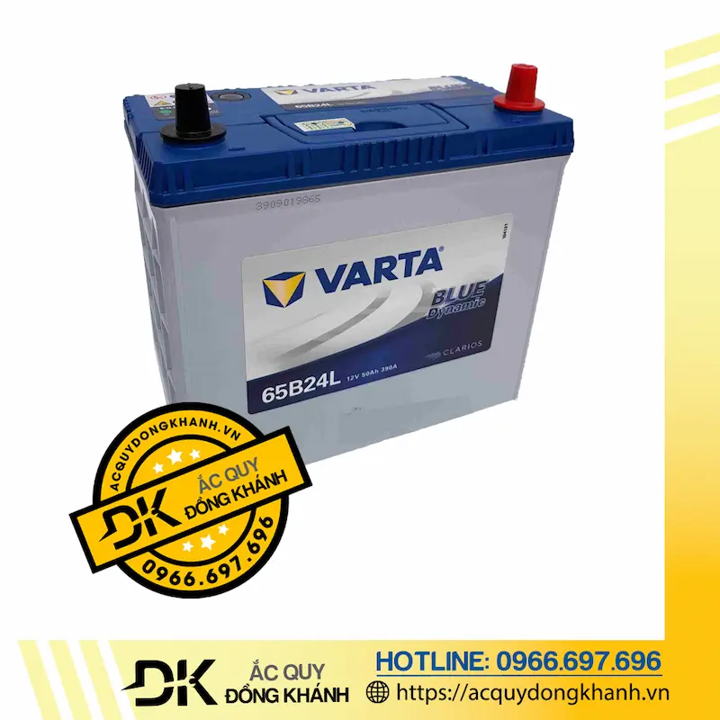 Ắc Quy Varta 65B24L NX100-S6L 12V - 50Ah
