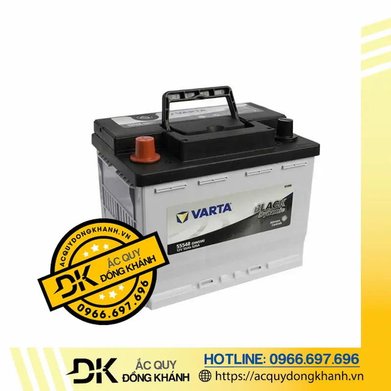 Ắc Quy Varta 55548 DIN55R 12V - 55Ah