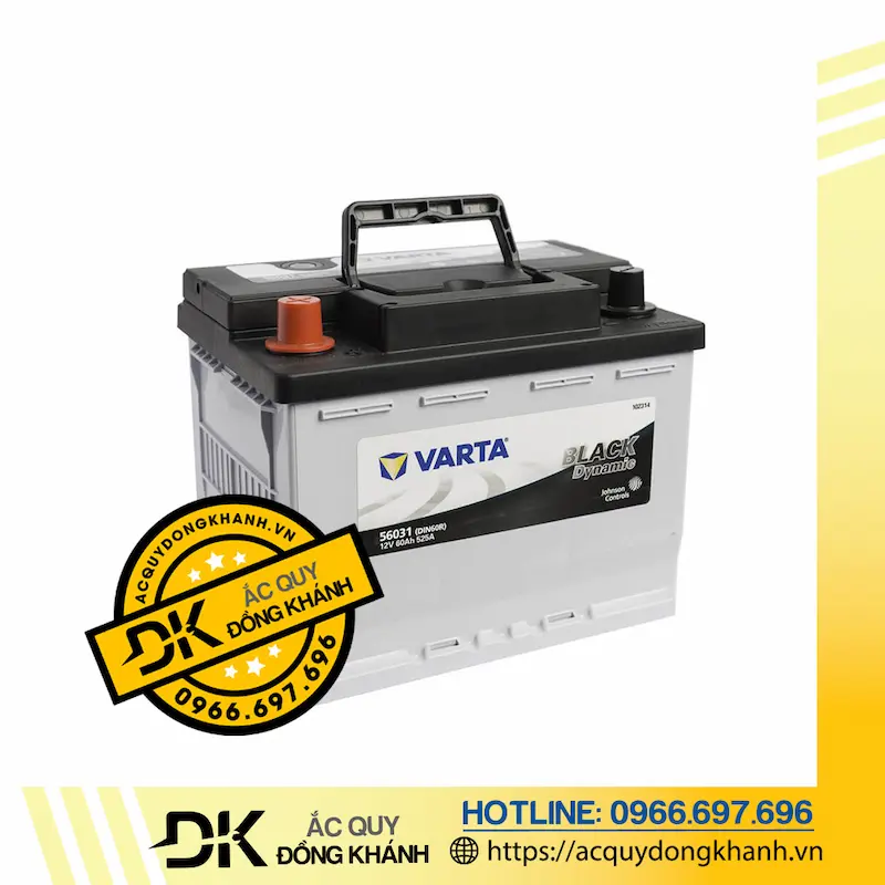 Ắc Quy Varta 56031 Din60R 12V - 60Ah