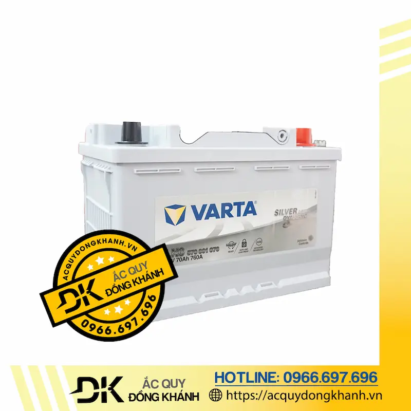 Ắc Quy Varta AGM LN3 570901076 12V - 70Ah