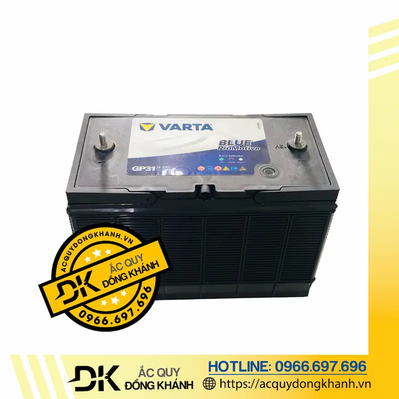 Ắc Quy Varta 31-750T Cọc bulon 12V - 100Ah