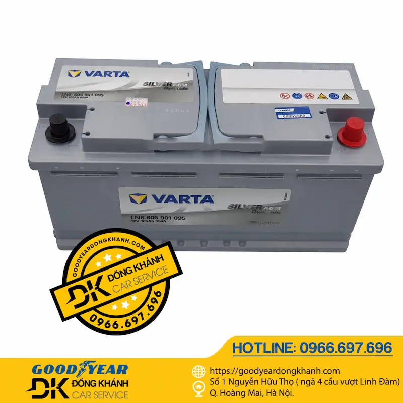 Ắc Quy Varta 110Ah 12V - 61038 DIN110 
