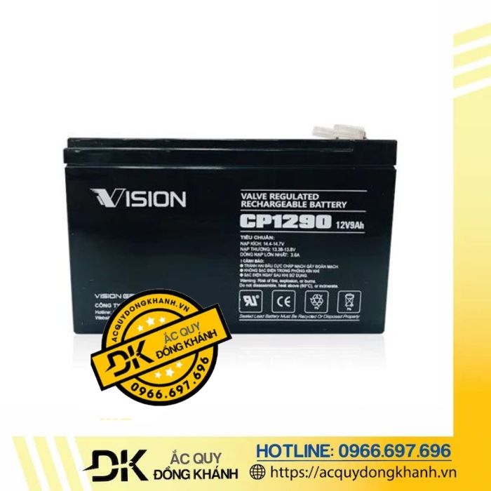 Bình Ắc Quy Vision 12V 9Ah || CP1290E-X