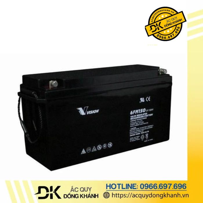 Bình Ắc Quy Vision 150ah - 12V 6FM150V-X