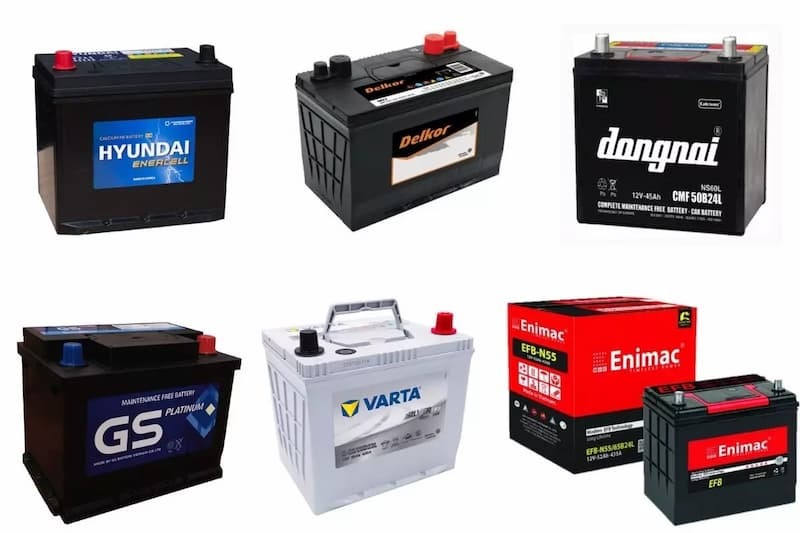2 loại bình ắc quy ô tô là ắc quy nước và ắc quy khô