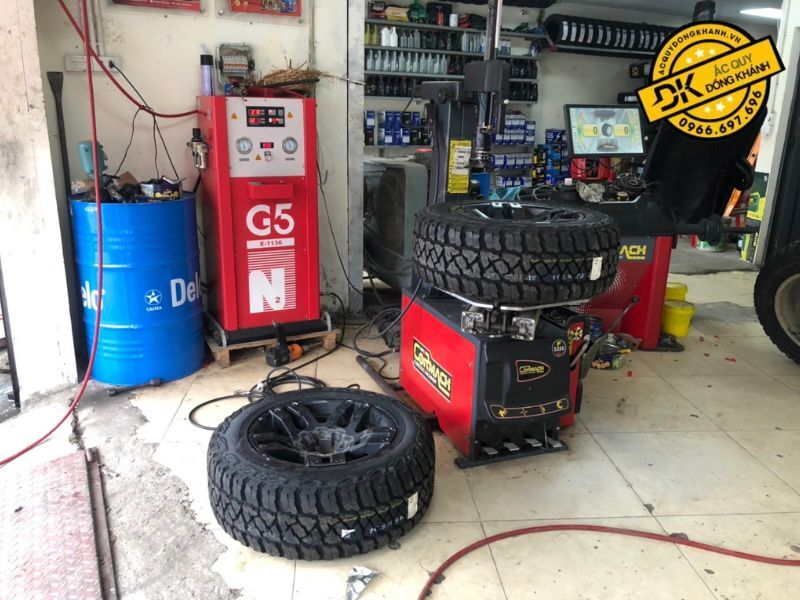 Lắp đặt lốp xe Kumho