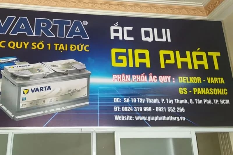 Ắc quy Gia Phát chuyên cung cấp các dòng ắc quy cho các hãng xe